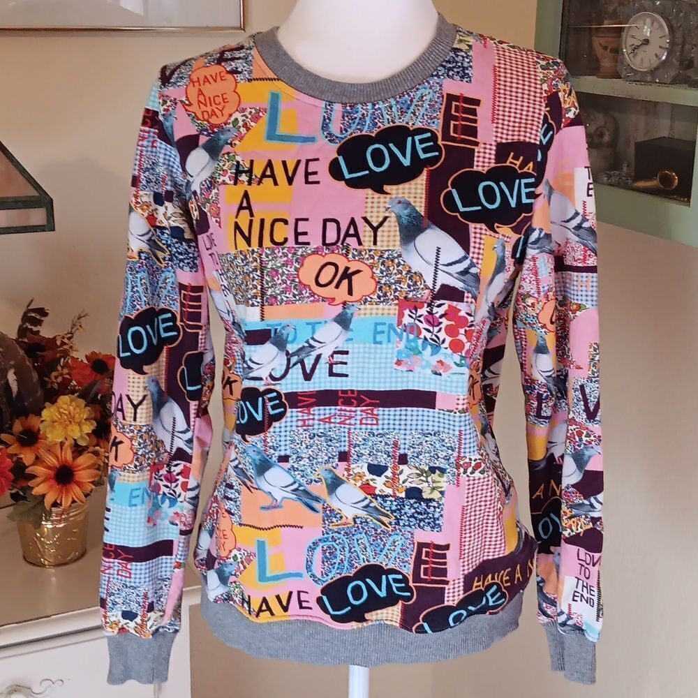 Marcus Lupfer Have a Nice Day Sweatshirt Y2K